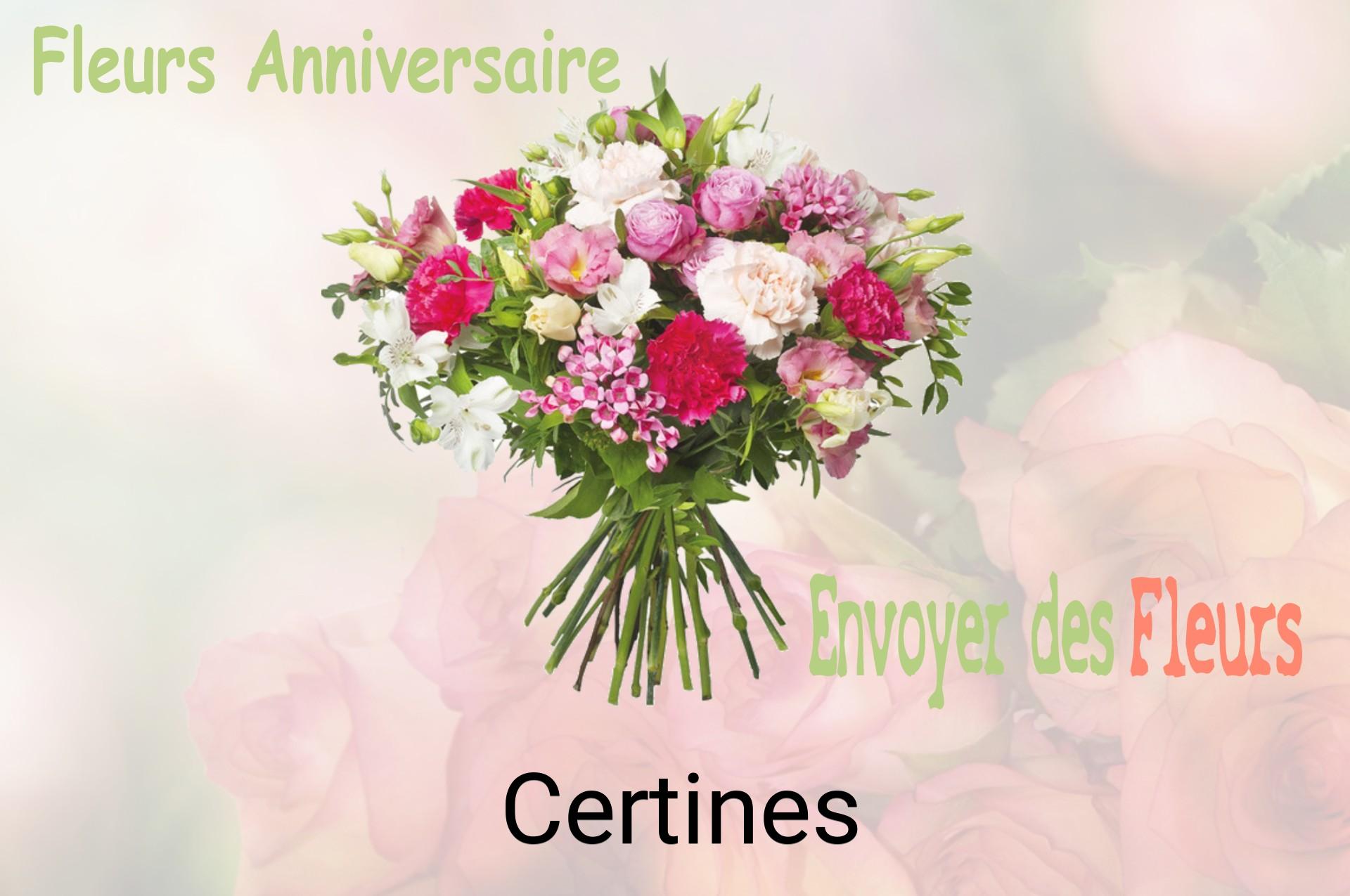 Bouquet de fleurs d’anniversaire livré à Certines